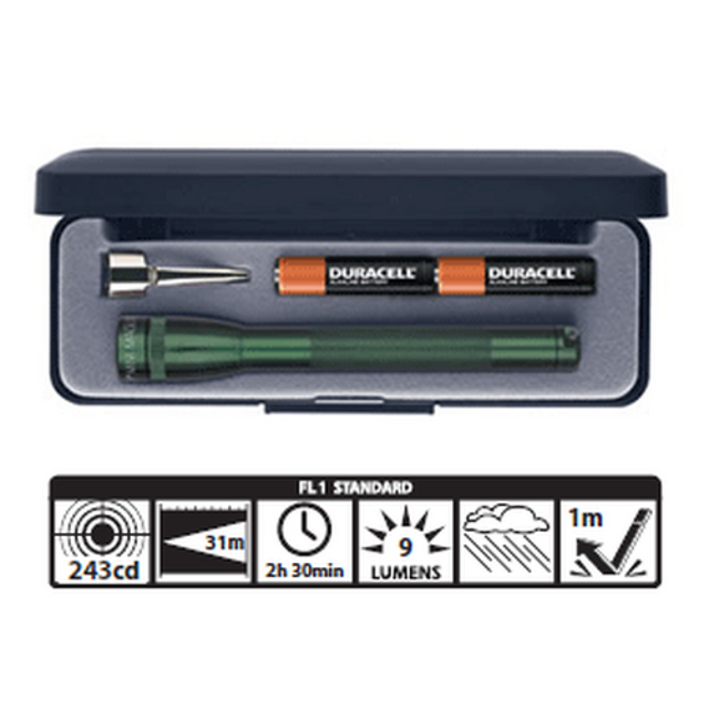 Maglite M3A392 SP22 Mini Maglite 2 AAA-Cell Flashlight w/ Pocket Clip Maglite M3A392 SP22 Mini Maglite 2 AAA-Cell Flashlight w/ Pocket Clip
