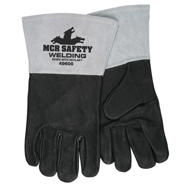 MCR Safety 49600L MIG TIG Pig Grain W/Split Cow Cuff MCR Safety 49600L MIG TIG Pig Grain W/Split Cow Cuff