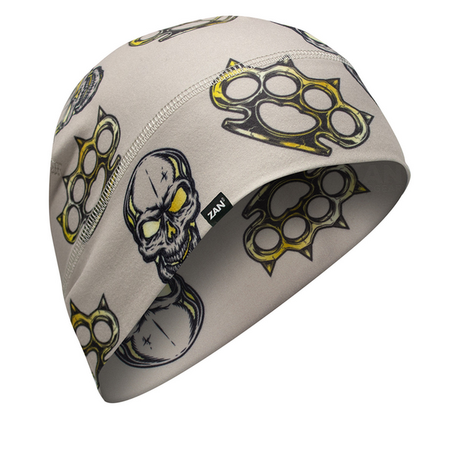 Zan Headgear WHLL211 Zan Helmet Liner/Beanie SportFlex Series Greige Spiked Brass Knuckles Zan Headgear WHLL211 Zan Helmet Liner/Beanie SportFlex Series Greige Spiked Brass Knuckles