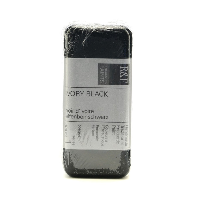 R & F HANDMADE PAINTS, INC. 1111 R & F Handmade Paints Encaustic Paint Cake, 104 mL, Ivory Black R & F HANDMADE PAINTS, INC. 1111 R & F Handmade Paints Encaustic Paint Cake, 104 mL, Ivory Black