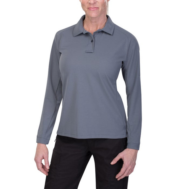 Vertx VTX4030PLTGLARGE coldblack Women's Polo - Long Sleeve