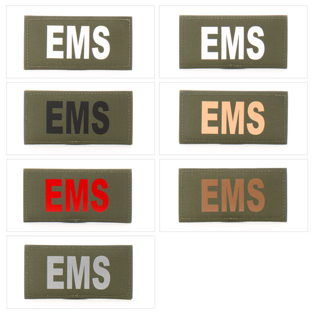 Eleven 10 E10-7001-EMS-RGR/WHT 2x4 Med ID Patch