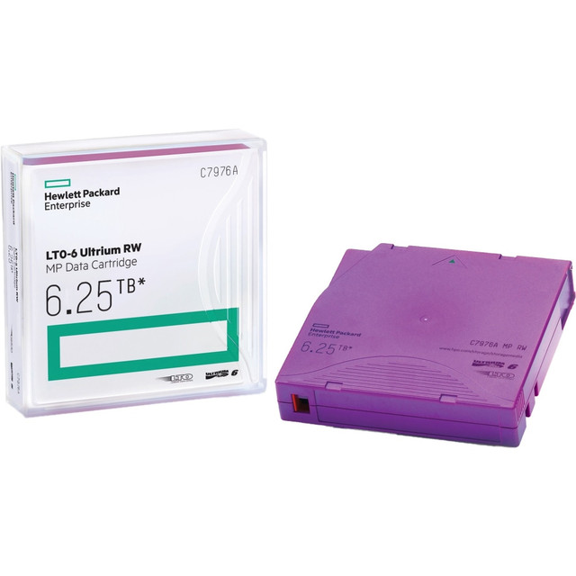HP INC. HPE C7976AD  LTO-6 Ultrium 6.25TB MP RW 960 Tape Pallet - LTO-6 - WORM - Labeled - 2.50 TB (Native) / 6.25 TB (Compressed) - 2775.59 ft Tape Length - 960 Pack