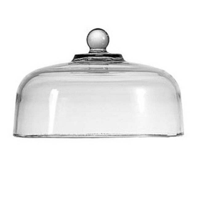 UNIVERSAL TABLETOP, INC. 458807 Anchor Hocking Cake Stand Glass Dome, 11-1/4in, Clear