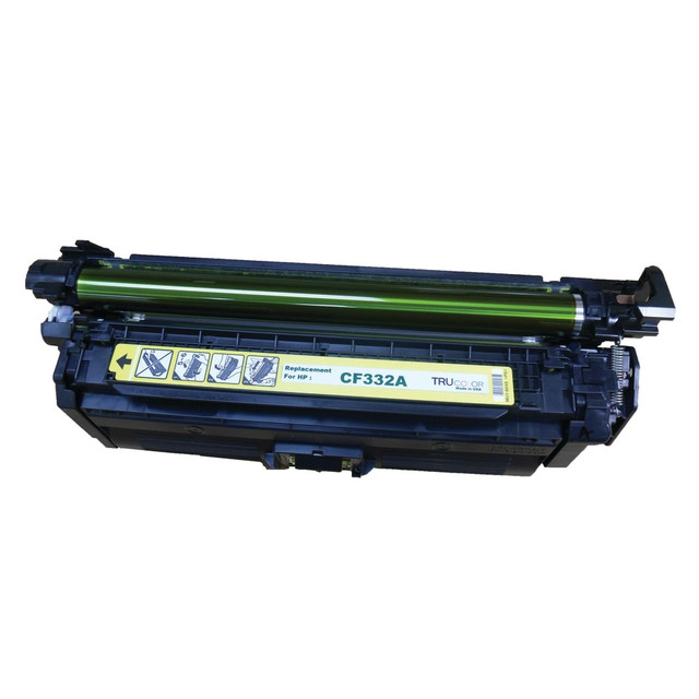 IMAGE PROJECTIONS WEST, INC. IPW 545-332-ODP  Preserve Remanufactured Yellow High Yield Toner Cartridge Replacement For HP 654A, CF332A, 545-332-ODP