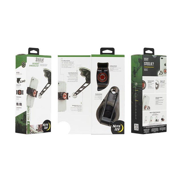 Nite-IZE STFWK-01-R8 Steelie FreeMount Windshield Kit