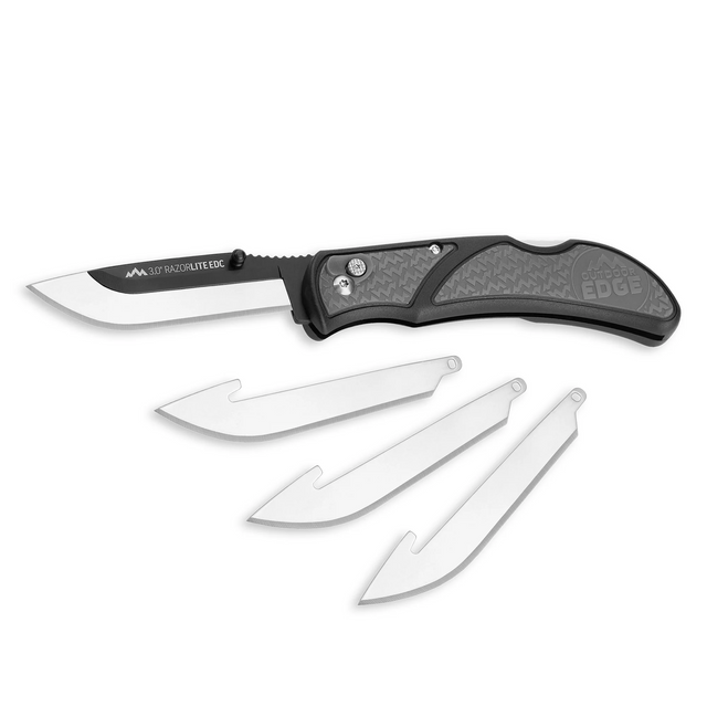 Outdoor Edge RLY-50C 3.5 RAZOR-EDC LITE (Gray, 6-Blades)