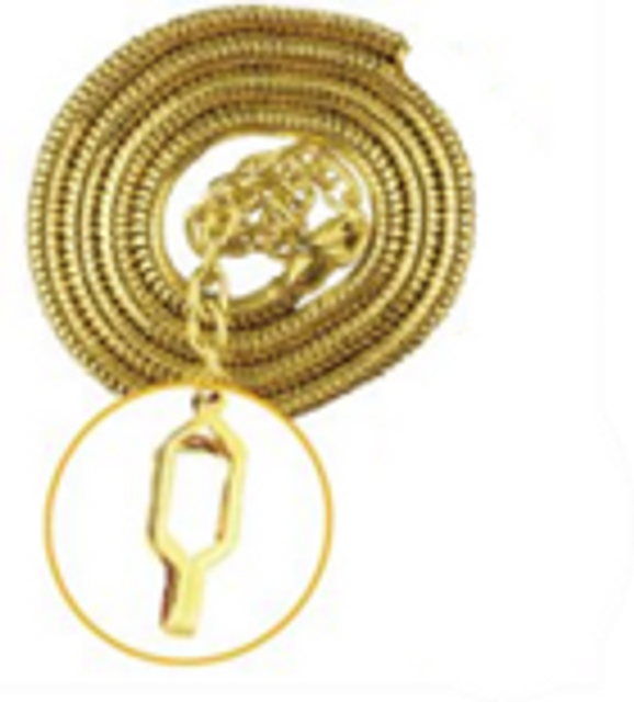 Hero's Pride 4014G Whistle Chain w/ Epaulette Clasp Hero's Pride 4014G Whistle Chain w/ Epaulette Clasp
