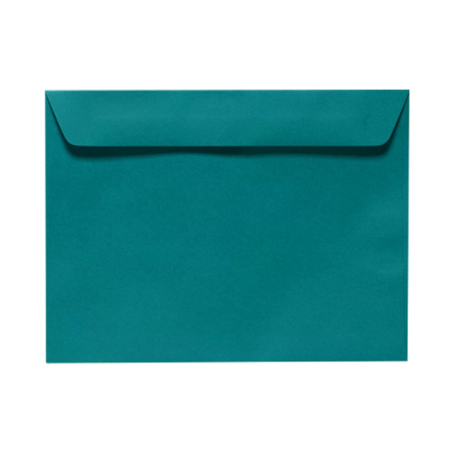 ACTION ENVELOPE EX4899-25-500 LUX Booklet 9in x 12in Envelopes, Gummed Seal, Teal, Pack Of 500