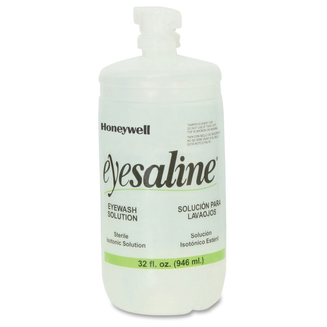 HONEYWELL 3200045500EA  Fendall Eyesaline Eyewash Solution - 1 quart - Tamper Resistant, Blow-fill-seal - 1 Each