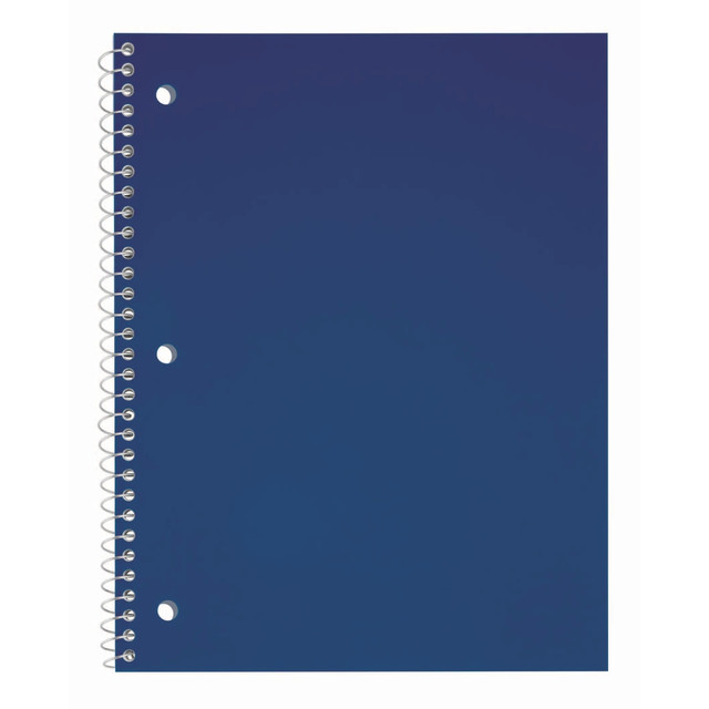 OFFICE DEPOT OD23298504 Just Basics Poly Spiral Notebook, 8in x 10-1/2in, 1 Subject, Wide Ruled, 70 Sheets, Blue OFFICE DEPOT OD23298504 Just Basics Poly Spiral Notebook, 8in x 10-1/2in, 1 Subject, Wide Ruled, 70 Sheets, Blue