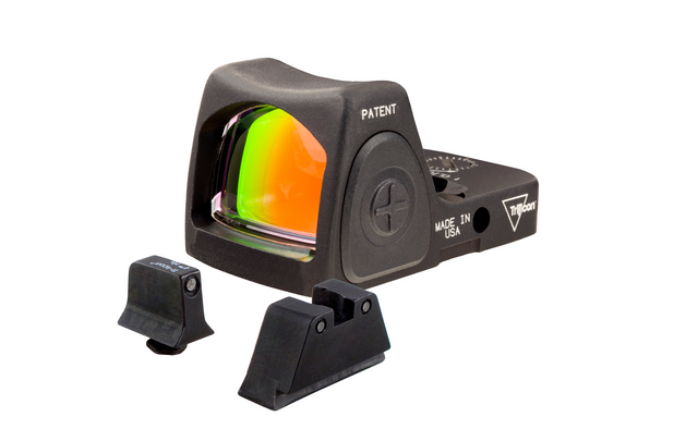 Trijicon RM07-C-700794 Dual Defense Kit RMR Type 2 with Bright & Tough Night Sight Suppressor Set for GLOCK