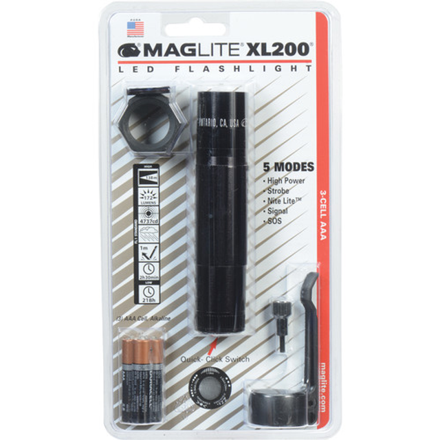 Maglite XL200-S301C XL200 3 AAA-Cell LED Flashlight