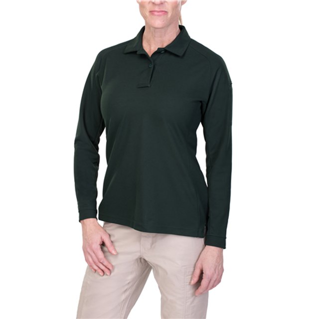 Vertx VTX4030PSGMEDIUM Vertx Coldblack Women's Long Sleeve Polo