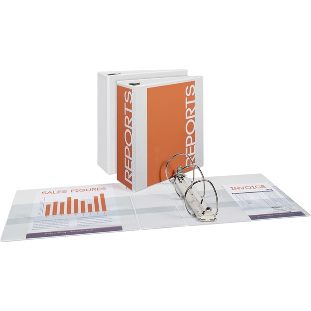 AVERY PRODUCTS CORPORATION 09801BD Avery Durable View Binders- 4in Ring, 8 1/2in x 11in, White, Pack Of 3 AVERY PRODUCTS CORPORATION 09801BD Avery Durable View Binders- 4in Ring, 8 1/2in x 11in, White, Pack Of 3