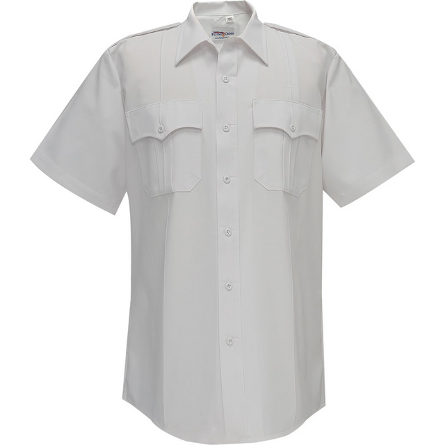 Flying Cross 92R78Z 00 3XL N/A Command Power Stretch Short Sleeve Shirt w/ Zipper