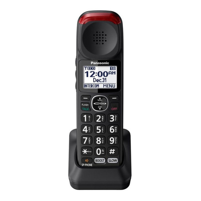 PANASONIC CORP OF NA KX-TGMA44B Panasonic DECT 6.0 Plus Cordless Expansion Handset For KX-TGM430B, KX-TGMA44B