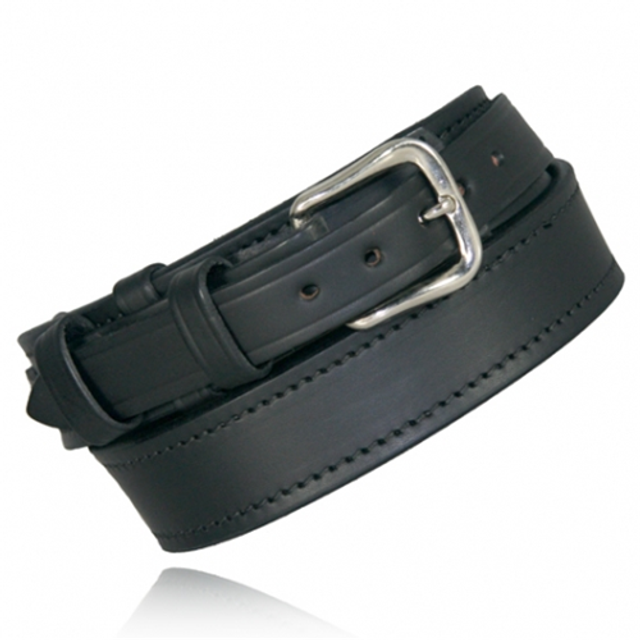 Boston Leather 6512L-BRN-1-34-GLD 1 1/2 Lined Ranger Belt