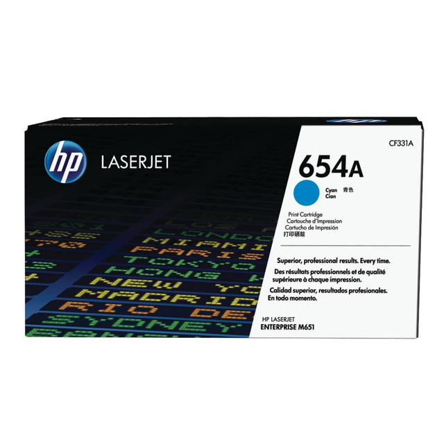 HP INC. HP CF331A  654A Cyan Toner Cartridge, CF331A