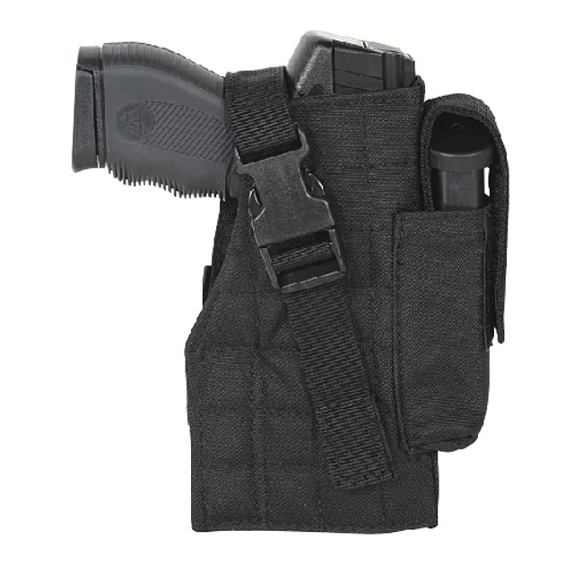 Voodoo Tactical 25-0029001001 Tactical Molle Holster w/ Attached Mag Pouch Voodoo Tactical 25-0029001001 Tactical Molle Holster w/ Attached Mag Pouch