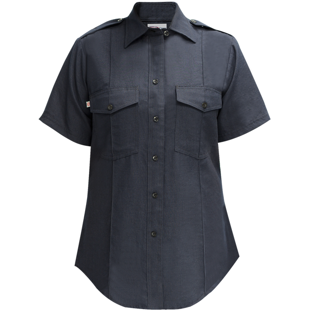 Flying Cross 9810 86 40 N/A NFPA Compliant Women's Nomex Short Sleeve Shirt - LAPD Navy