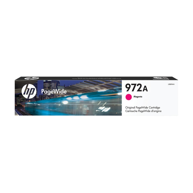 HP INC. L0R89AN HP 972A PageWide Magenta Ink Cartridge, L0R89AN