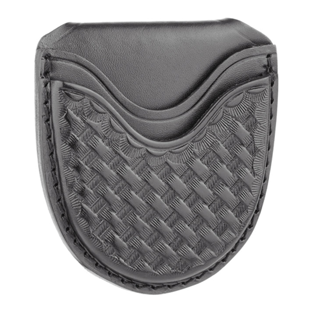 Dutyman 8321 Basketweave Leather Single Open Cuff Case Dutyman 8321 Basketweave Leather Single Open Cuff Case
