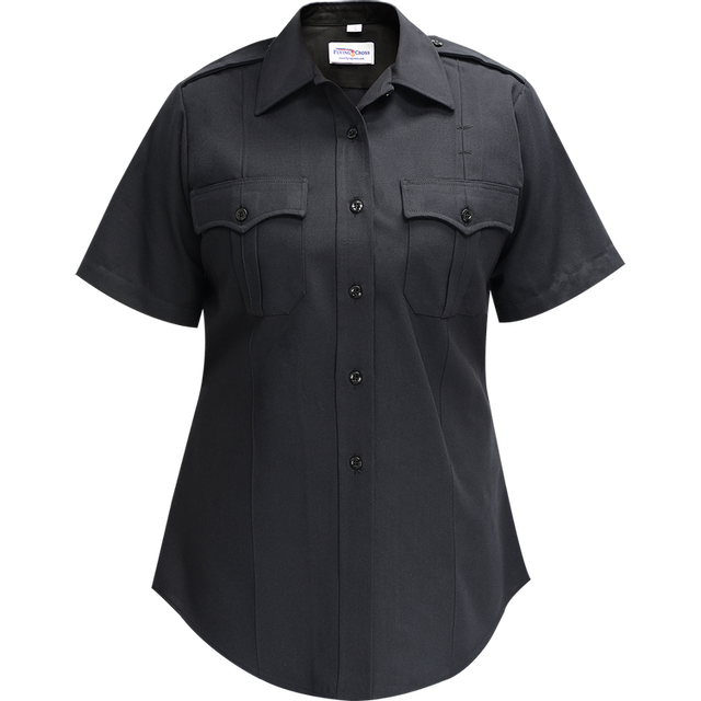 Flying Cross 154R66 86 32 N/A Deluxe Tropical Women's Short Sleeve Shirt w/ Traditional Collar