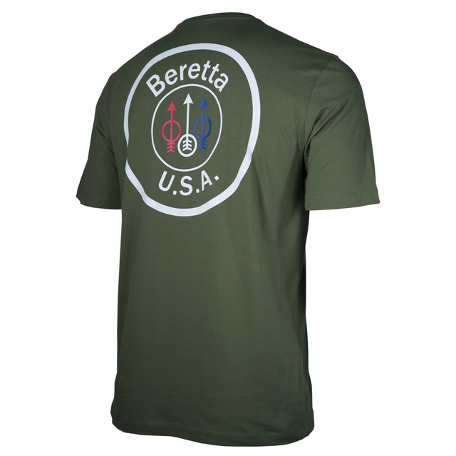 Beretta TS252T1416078KL Beretta USA Logo Short Sleeve T-Shirt