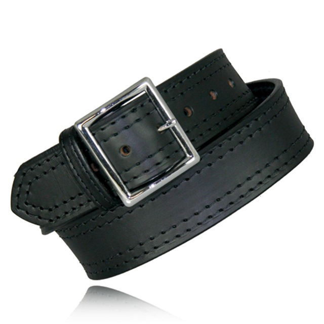 Boston Leather 6506-3-38-GLD 1 3/4'' Garrison Belt, 4-Row Stitched Boston Leather 6506-3-38-GLD 1 3/4'' Garrison Belt, 4-Row Stitched