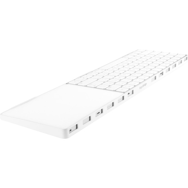 TWELVE SOUTH LLC Twelve South 12-1633  MagicBridge | Connects Apple Magic Trackpad 2 to Apple Wireless Keyboard - Trackpad and Keyboard not included - 5in x 18in x - Polycarbonate - 1 - White