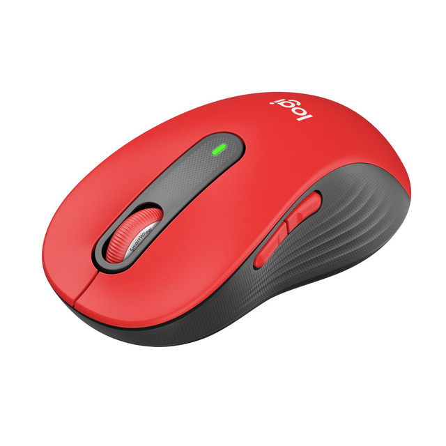 LOGITECH 910-006358 Signature M650 L Full-Size Wireless Mouse, Red, 910-006358 LOGITECH 910-006358 Signature M650 L Full-Size Wireless Mouse, Red, 910-006358