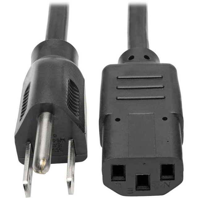 TRIPP LITE P006-025 Eaton Tripp Lite Series Desktop Computer AC Power Cable, NEMA 5-15P to C13 - 10A, 125V, 18 AWG, 25 ft. (7.62 m), Black - Power cable - power IEC 60320 C13 to NEMA 5-15 (M) - AC 110 V - 25 ft - black TRIPP LITE P006-025 Eaton Tripp Lite Series Desktop Computer AC Power Cable, NEMA 5-15P to C13 - 10A, 125V, 18 AWG, 25 ft. (7.62 m), Black - Power cable - power IEC 60320 C13 to NEMA 5-15 (M) - AC 110 V - 25 ft - black