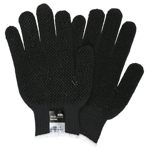 MCR Safety 9366BKS Reg Black Kevlar Dot 2 Side