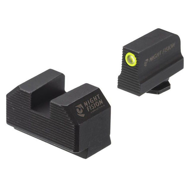 Night Fision GLK-005-290-313-YGZX Optics Ready Stealth Night Sight Set for Glock 48 w/ 507K