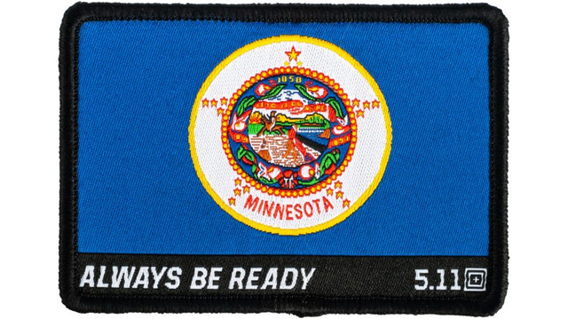 5.11 Tactical 81257-999-1 SZ Minnesota State Flag Patch 5.11 Tactical 81257-999-1 SZ Minnesota State Flag Patch