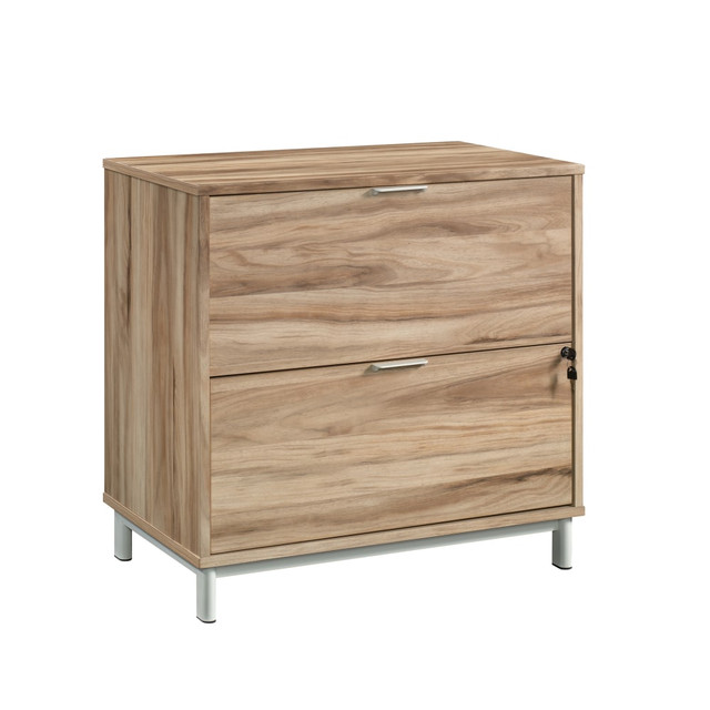 SAUDER WOODWORKING CO. 426275 Sauder Portage Park 37inW x 23-1/2inD Lateral 2-Drawer File Cabinet, Kiln Acacia