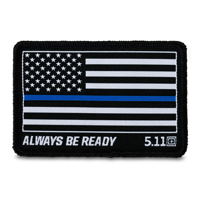 5.11 Tactical 81298-019-1 SZ Thin Blue Line Woven Patch 5.11 Tactical 81298-019-1 SZ Thin Blue Line Woven Patch