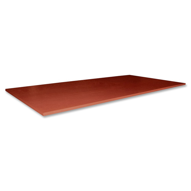 LORELL 69123  Essentials Conference Rectangle Table Top, 2-Piece, 96inW, Cherry