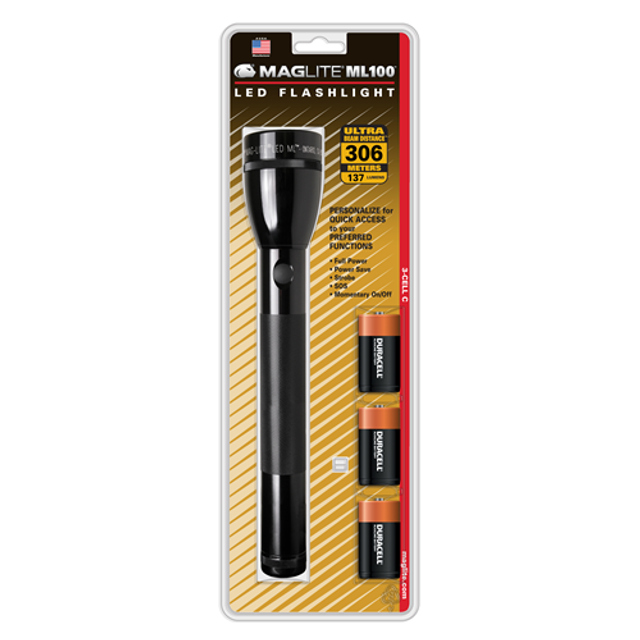 Maglite ML100-S3DX6 ML100 LED Flashlight Maglite ML100-S3DX6 ML100 LED Flashlight