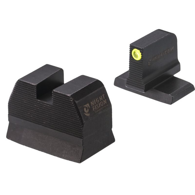 Night Fision HAK-127-350-387-YGZX Optics Ready Stealth Night Sight Set for HK VP9 w/ RMR/507C/508T