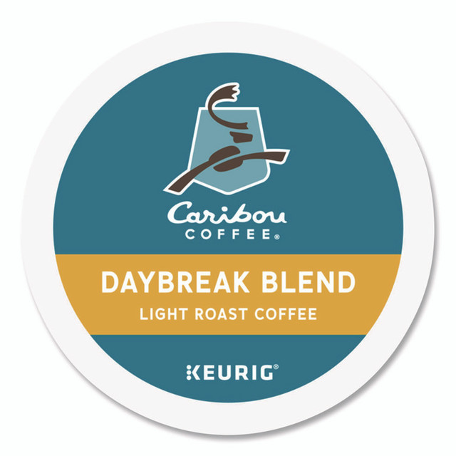 KEURIG DR PEPPER Caribou Coffee® 6994 Daybreak Morning Blend Coffee K-Cups, 24/Box