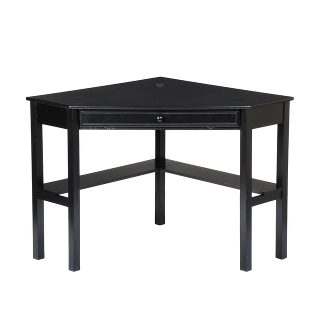 SOUTHERN ENTERPRISES, INC. SEI Furniture HO6643  48inW Corner Desk, Black