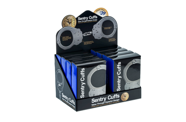 ASP 81934 Sentry Chain Handcuff - 8 Piece Self Merchandiser Display