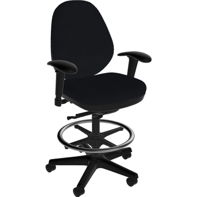 ANTHRO INTERNATIONAL, INC. DBA SITMATIC GU23SNPCMKRU7K/21401 Sitmatic GoodFit Mid-Back Medium Stool, Black