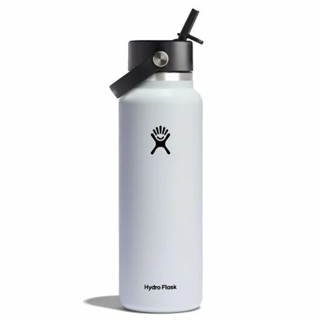Hydro Flask W40BFS110 41 oz Wide Mouth with Flex Straw Cap Hydro Flask W40BFS110 41 oz Wide Mouth with Flex Straw Cap