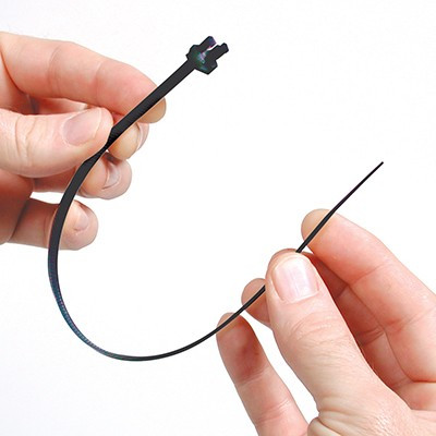 Sirchie ET100 12'' Nylon Releasable Evidence Ties