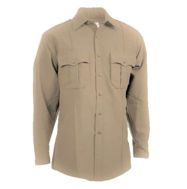 Elbeco Z312N-18-39 TexTrop 2 LS Shirt - Zippered