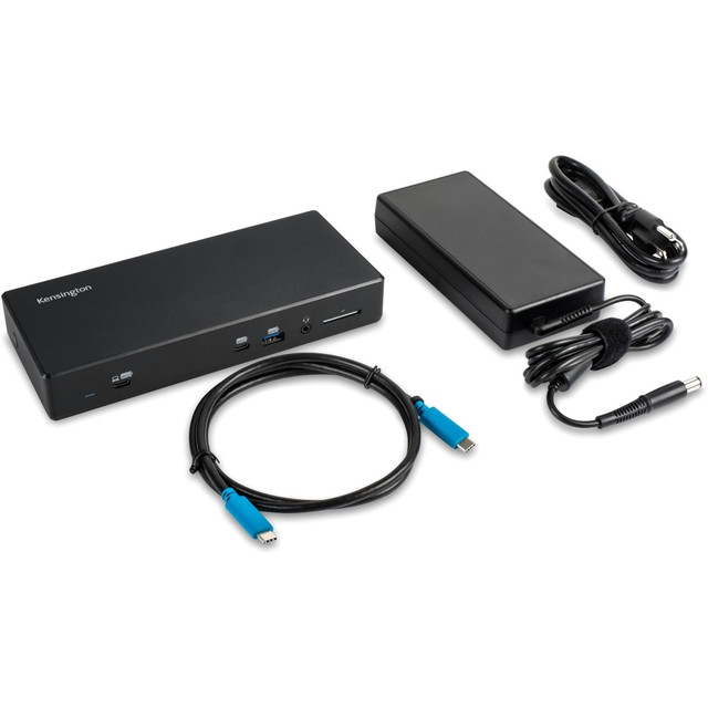 ACCO BRANDS USA, LLC K33575NA Kensington SD4855P Docking Station - for Notebook/Monitor - 100 W - USB Type C - 4K - 6 x USB Ports - 5 x USB Type-A Ports - USB Type-A - USB Type-C - Network (RJ-45) - HDMI - 2 x DisplayPorts - DisplayPort - Wired - Gig