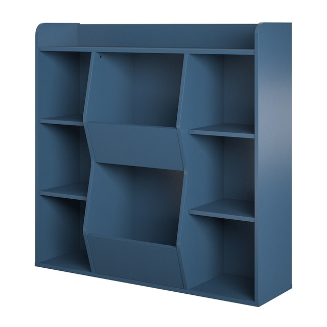 AMERIWOOD INDUSTRIES, INC. DE28946 Ameriwood Home Nathan Kids 41inH 8-Cube Large Toy Storage Bookcase, Navy AMERIWOOD INDUSTRIES, INC. DE28946 Ameriwood Home Nathan Kids 41inH 8-Cube Large Toy Storage Bookcase, Navy